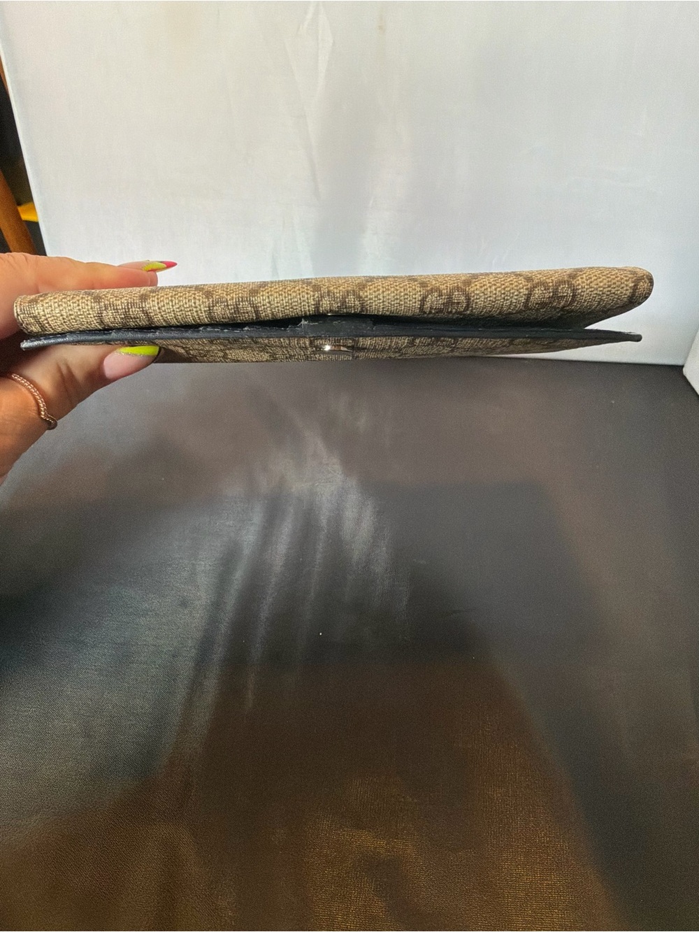Gucci Beige and Brown GG Canvas Long Wallet - Picture 9 of 10